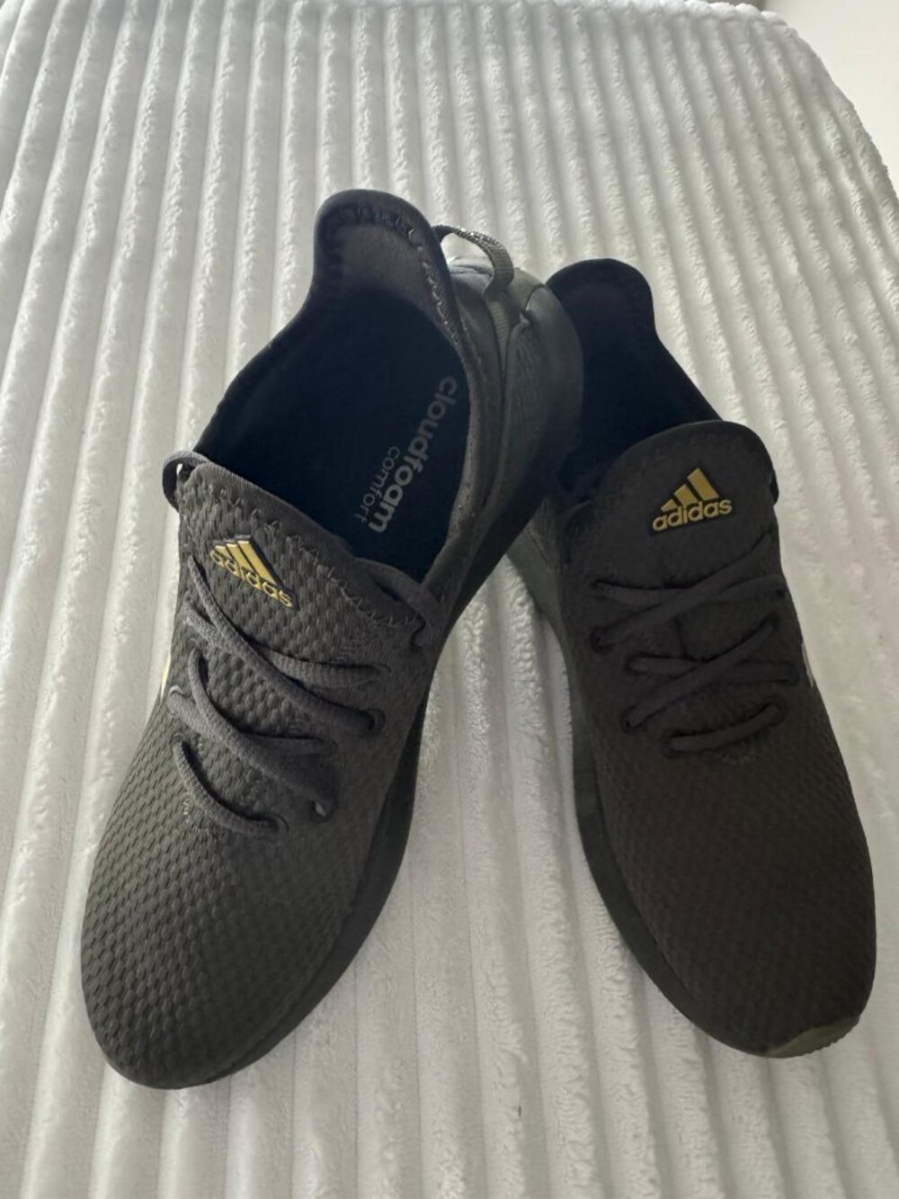 Adidas Women's Sneakers Cloudfoam Pure Sportwear Sneakers Olive Green